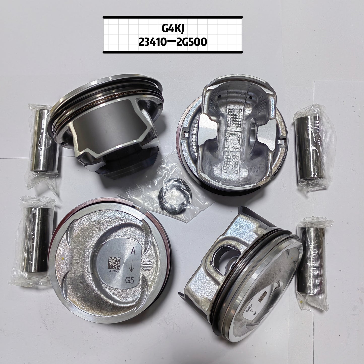 Hyundai G4kj Piston 23410-2g500 23410-2g501 for Ix45 Santafe Sanata 2.4l With Pin&clip