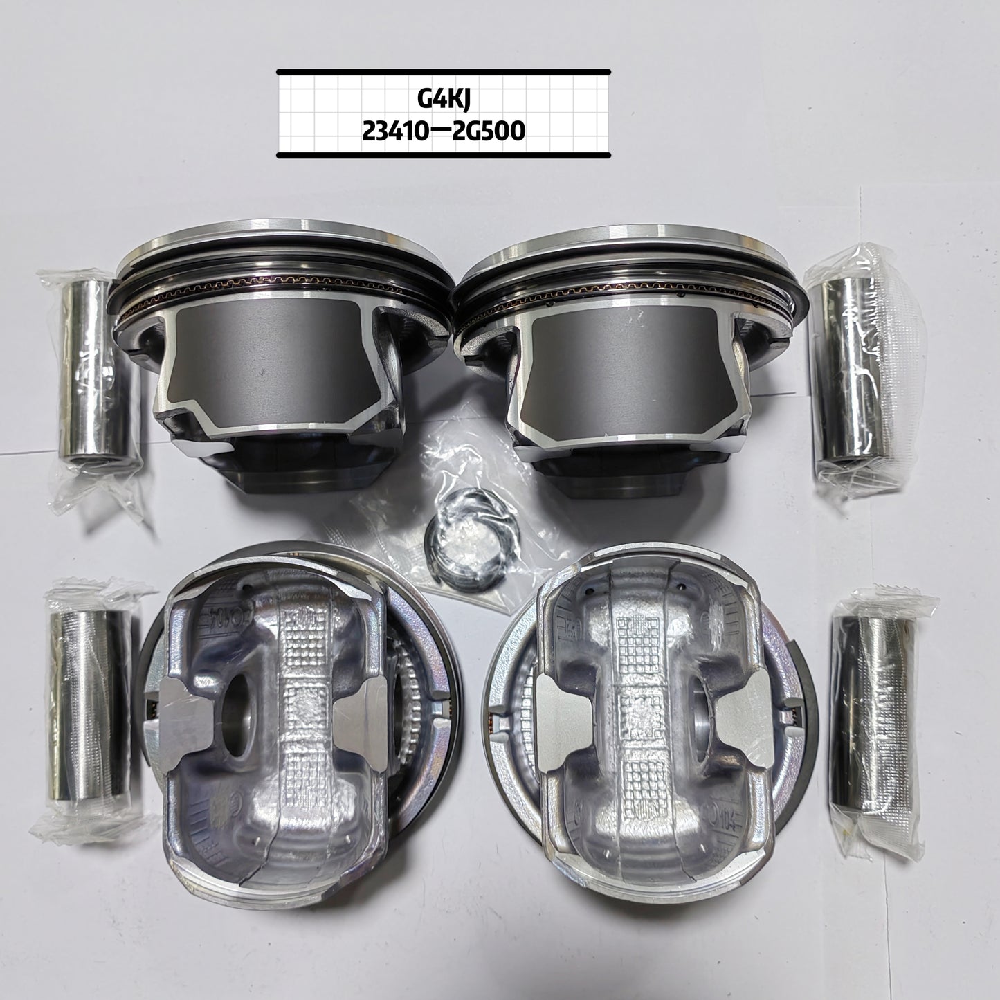 Hyundai G4kj Piston 23410-2g500 23410-2g501 for Ix45 Santafe Sanata 2.4l With Pin&clip